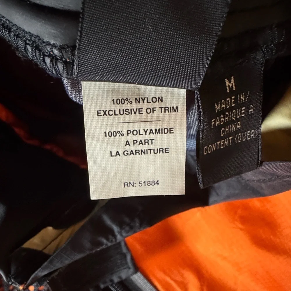 Patagonia Lotus Designs neon orange paddling jacket Size Medium